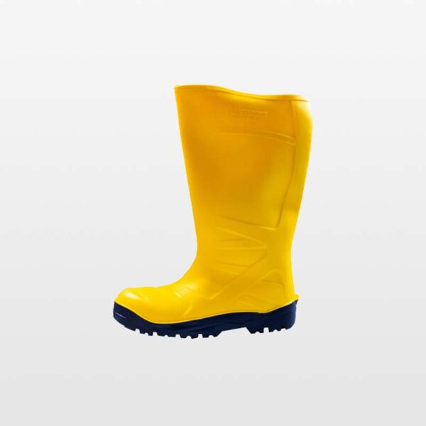 Bota de hule super industrial amarillo sin forro