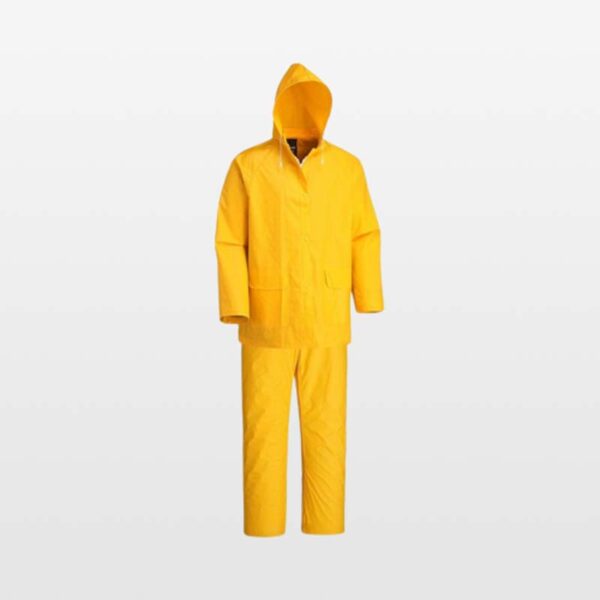 Capote amarillo de 2 piezas