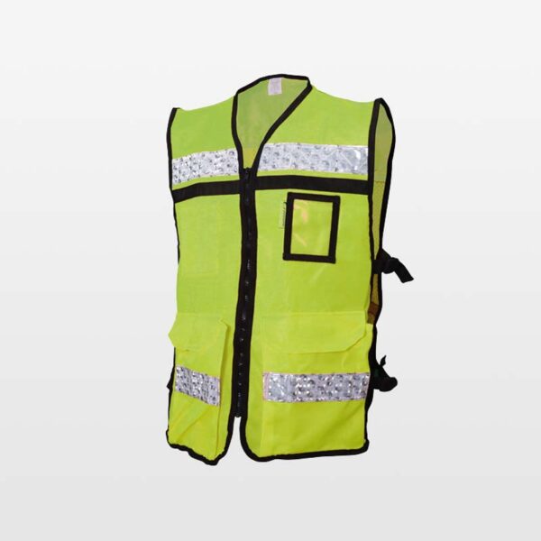 Chaleco rescatista amarillo reflejante xl sr 1013m