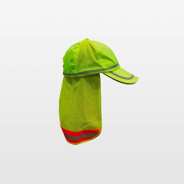 Gorra de alta visibilidad cubrenuca