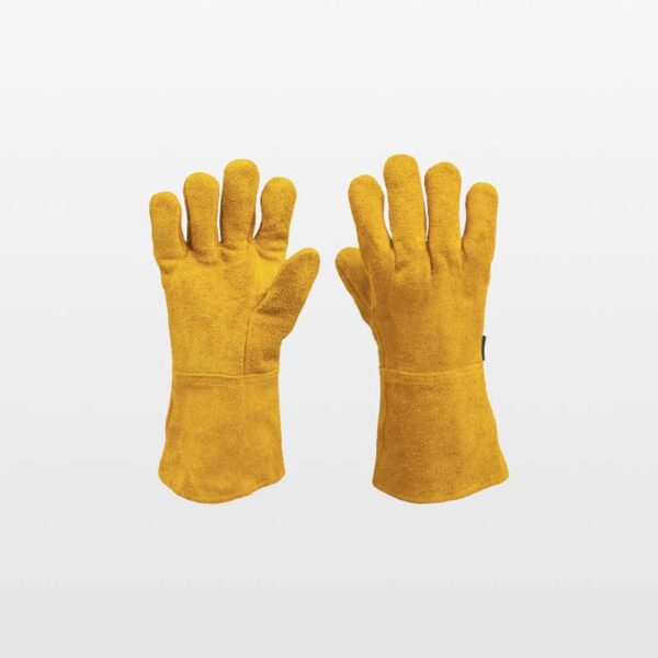Guantes de carnaza largo